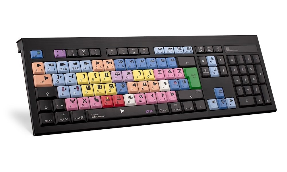 Logickeyboard Avid Media Composer Mac Astra Backlit Keyboad