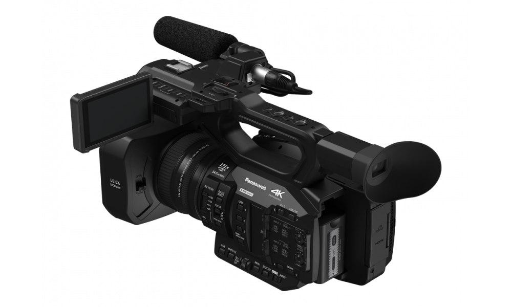 Panasonic AG-UX90 4K (UHD) / FHD Camcorder with Wide-Angle 24.5mm, 15x ...